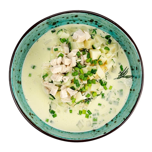 Окрошка з куркою