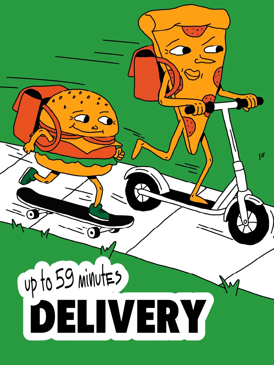 Delivery - 59 minutes!