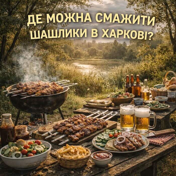 Де можна смажити шашлики в Харкові - найкращі місця та ідеї