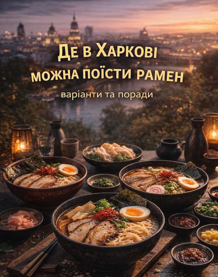 Де в Харкові можна поїсти рамен - варіанти та поради