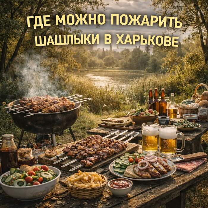 Где можно пожарить шашлыки в Харькове - лучшие места и идеи