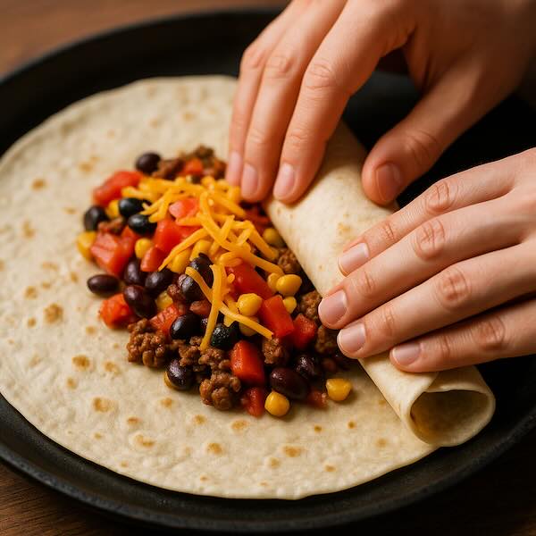 How to cook a burrito?