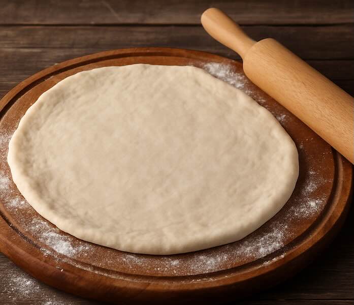 How to make pizza dough without yeast?