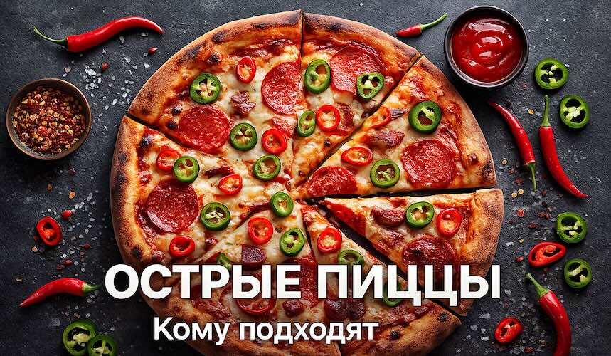 Острые пиццы. Кому подходят и когда их лучше не заказывать