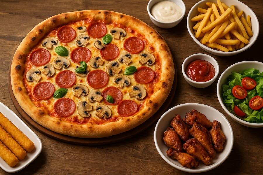 Pizza combo sets. How to choose the right one for dinner or a meetup