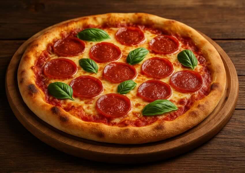 Пицца Пепперони рецепт как в пиццерии